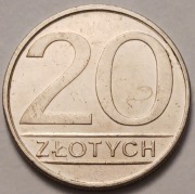 20 zł złotych 1985 r.