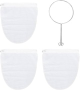 Worki filtrujące z drobnymi oczkami (wielokrotnego użytku)