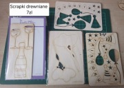 Urodziny szampan kieliszki balony dekoracje scrapbooking