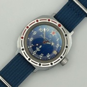 Vostok Wostok Komandirskie 2414A z ZSRR Radziecki zegarek, ręczny naciąg.