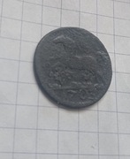 1 fenig Jerzy II Wilhelm 1703 jedyny taki na rynku