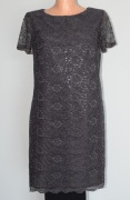 Szara koronkowa sukienka Boden 38