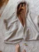 Peleryna z kapturem welna