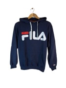 Bluza z kapturem Fila granatowa duże logo s
