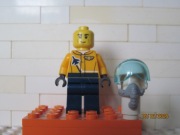 LEGO figurka City używana - pilot odrzutowca