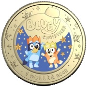 Australia 2025 1$ Bluey Christmas - kreskówka Boże Narodzenie 