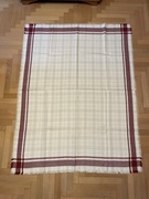 Obrus tkany elegancki 125 x 160 cm vintage PRL