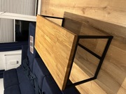 Ława stolik kawowy z blatem dębowym