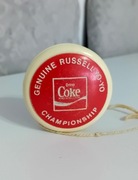 Coca-Cola Russell Championship Jojo (Yo-yo) Lata 70te Białe