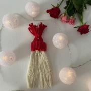 Makrama, ozdoba na choinkę 