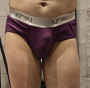 KINIKI Slipy męskie L Fioletowe - jak na zdjęciu