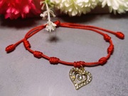 Bransoletka „Złote Serce z Cyrkoniami”