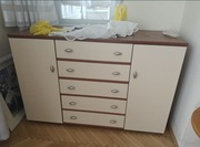 Komoda kremowa  bardzo dobry stan