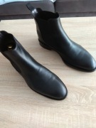 Partigiani 8804 Black Chelsea, Sztyblety, 43.5, buty szyte ramowo