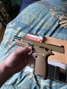 Replika sigair m17 + pas strzelecki + kabura + ładownice