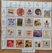 Podkładki, podstawki pod piwo po 2 zł zestaw za 35 zł, Nr9 cały świat 