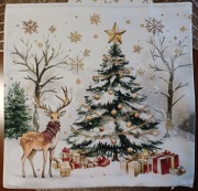 Poszewki świąteczne, nowe, komplet 2 szt. wym.45 x 45 cm