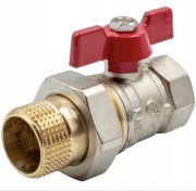 Zawór kulowy 3/4” ze śrubunkiem Motylek