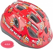 Author Mirage Kask dziecięcy czerwony Rybki