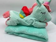 Maskotka 2w1 poduszka koc jednorożec