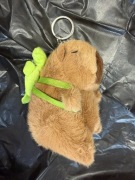 Maskotki, pluszaki kapibara 12cm, zawieszka,  brelok cena za 12 szt