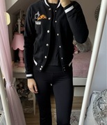 Local heroes bluza bejsbolówka small czarna