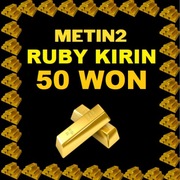 METIN2 RUBY [KIRIN] 50 WON 50W WONY RUBY GLOBAL 