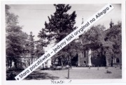 KROTOSZYN KROTOSCHIN Kościół św. Piotra i Pawła pomnik wojenny plac ~1940