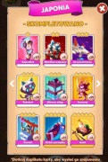 Album kart JAPONIA Coin Master