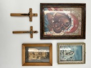 Obrazki święte, krzyżyki zestaw