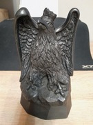 Sygnowana figurka Orła z gipsu