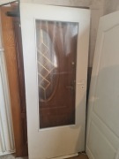 Skrzydło drzwi pokojowe przeszklone lewe 84 x 203 cm