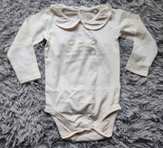 Body dla dziewczynki ze złotym motylkiem r.80 Cool Club ecru kremowe