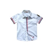 biała koszula lampasy.98-104