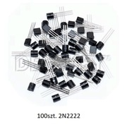 Tranzystor 2N2222 NPN 40V 0.8A TO92 - 100szt.