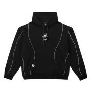 GUGU HOODIE "TRAP CLASS 1" BLACK