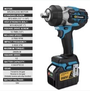 klucz udarowy Gisam 2800nm bateria Makita