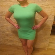 Sukienka zielona mini Sinsay METKA S (36)