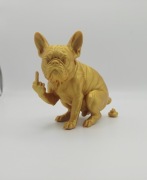 Śmieszna Figurka buldog francuski - dekoracja, prezent 