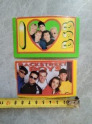 Backstreet Boys 1998 naklejki gazeta Popcorn Zestaw Boysband Nick Carter