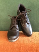 Brązowe botki na wysokim obcasie Lasocki