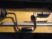 Wiertarka ręczna z I połowy XX wieku  + nowy markowy świder 12mm