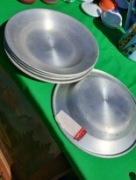 Zabytkowy talerz aluminiowy Olkusz 