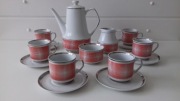 Serwis kawowy z Chodzieży z lat 60-tych, do sprzedania