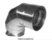 Kolano koncentryczne DN 80/125 87st z kołnierzem IMMERGAS K.021247 