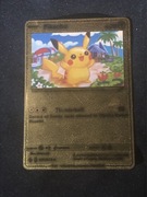 Pokemon karta Pikachu złota