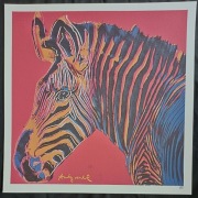 Andy Warhol ZEBRA sygn i num CMOA 50x50cm