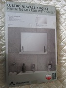 Lustro wiszące z półką Nowe