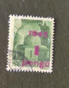 Węgry 1945 nadruk