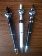 Długopisy z ozdobnymi koralikami